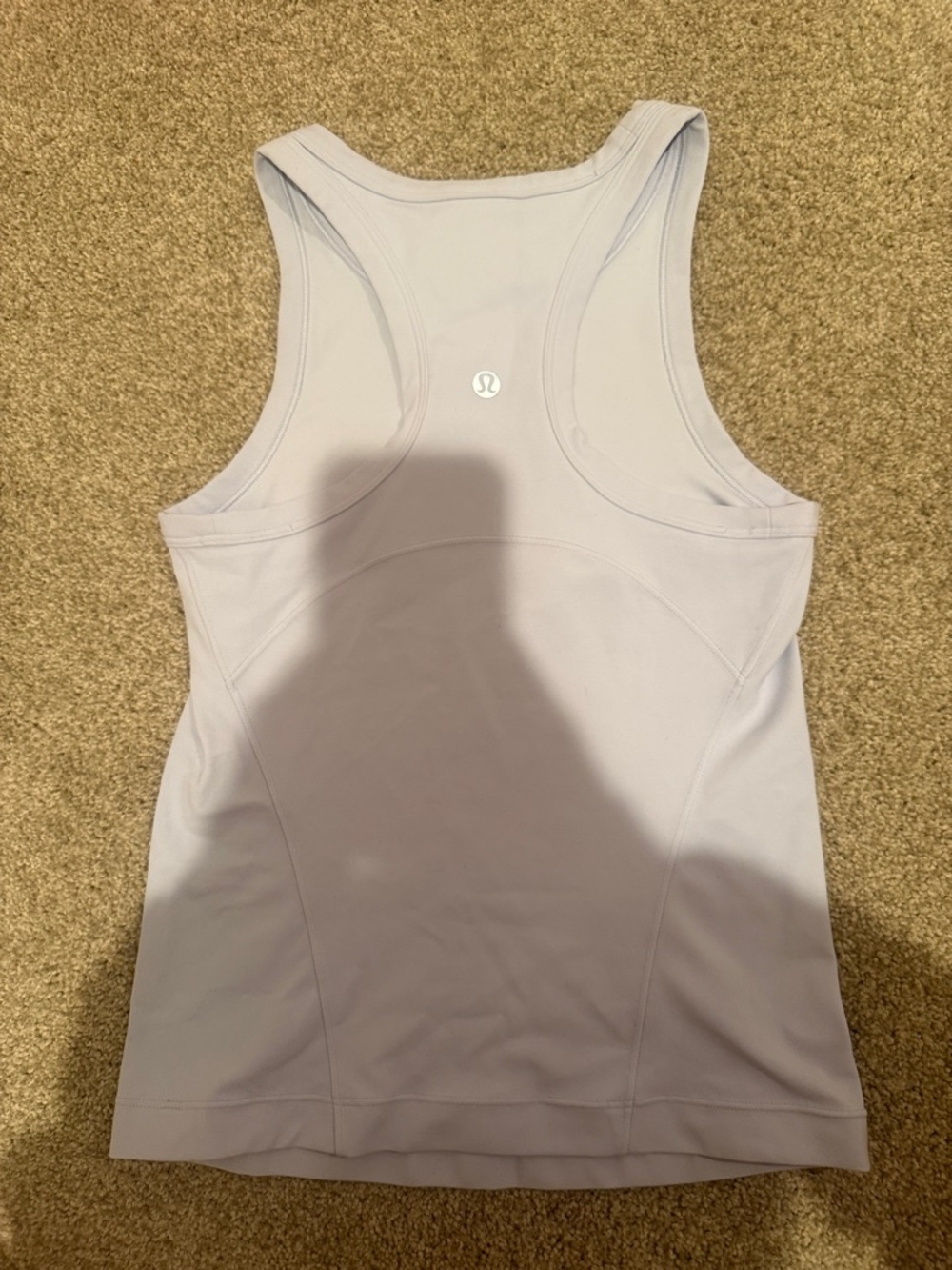 NWOT lululemon athletica Light periwinkle blue Lavender Racerback Workout Tank 2